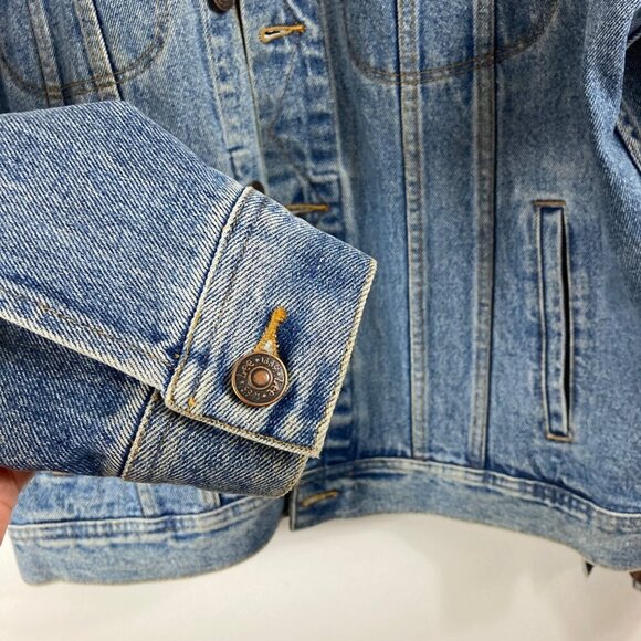 Mens‎ Lee Classic Denim Jean Jacket Paradigm Studios M - Picture 5 of 8